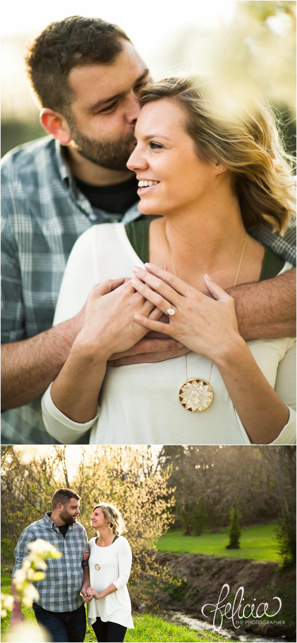 Weston Engagement | romantic photographs | Kansas City, MO| Images by www.feliciathephotographer.com