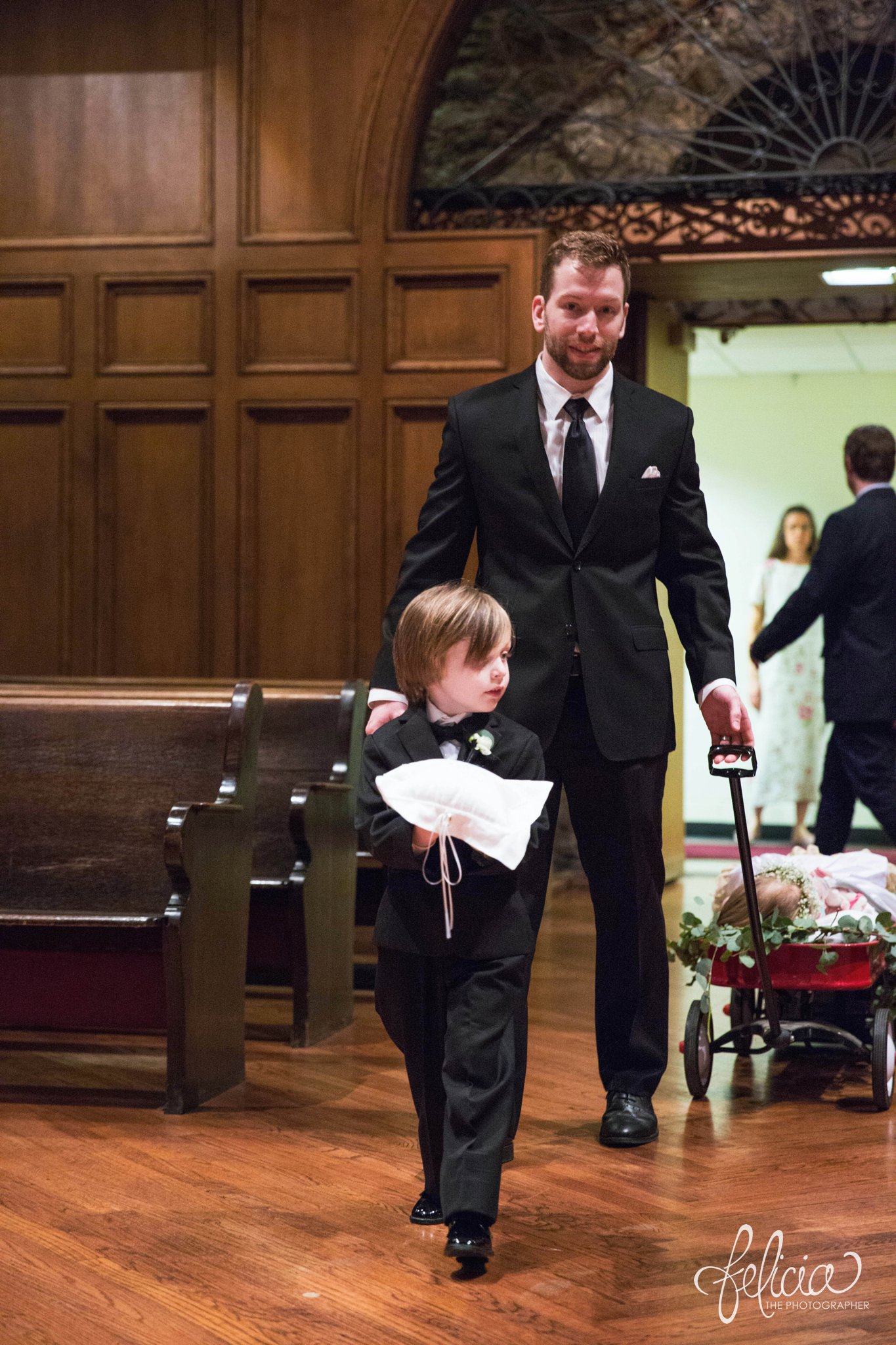 Grace and Holy Trinity Cathedral Wedding Photos | Ring Bearer | Kansas City | Images by www.feliciathephotographer.com
