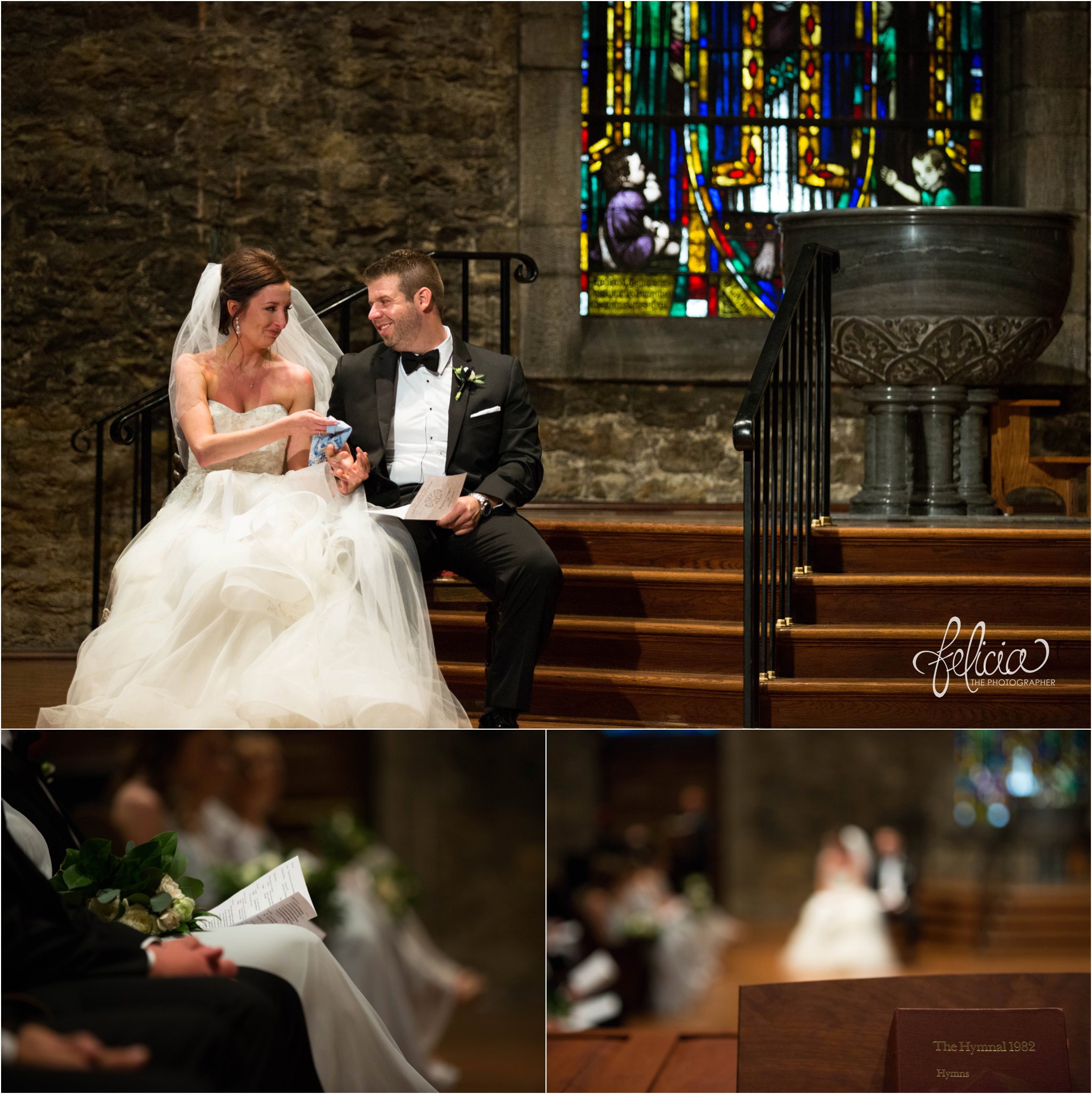 Grace and Holy Trinity Cathedral Wedding Photos | Ceremony Details | Kansas City | Images by www.feliciathephotographer.com