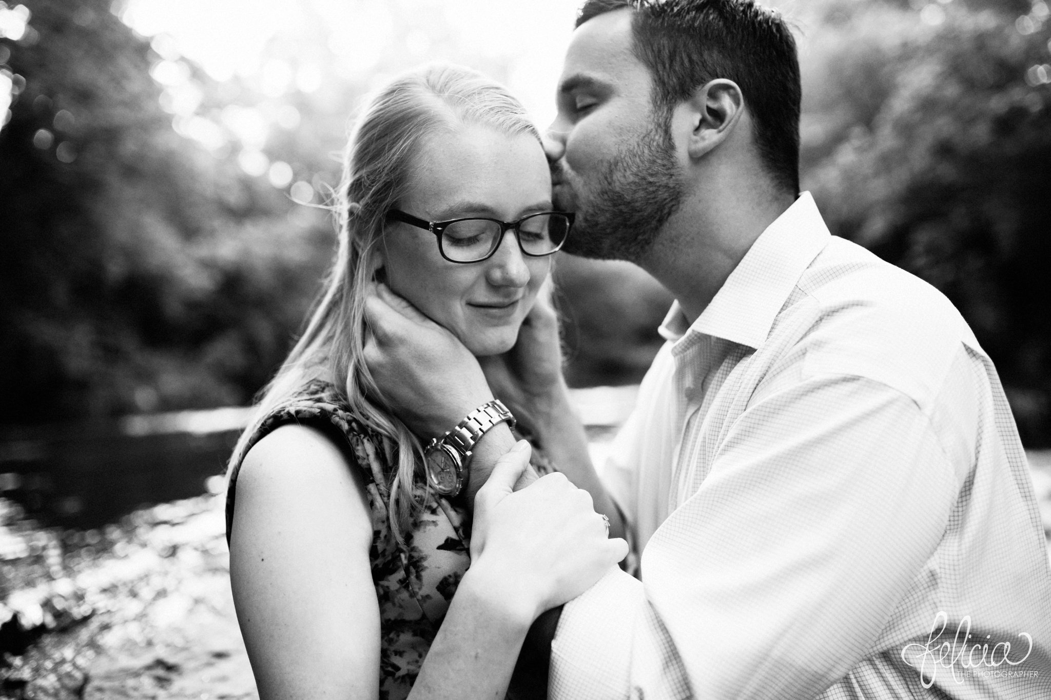 Creek Engagement Photos | Kansas City | Felicia the Photographer 