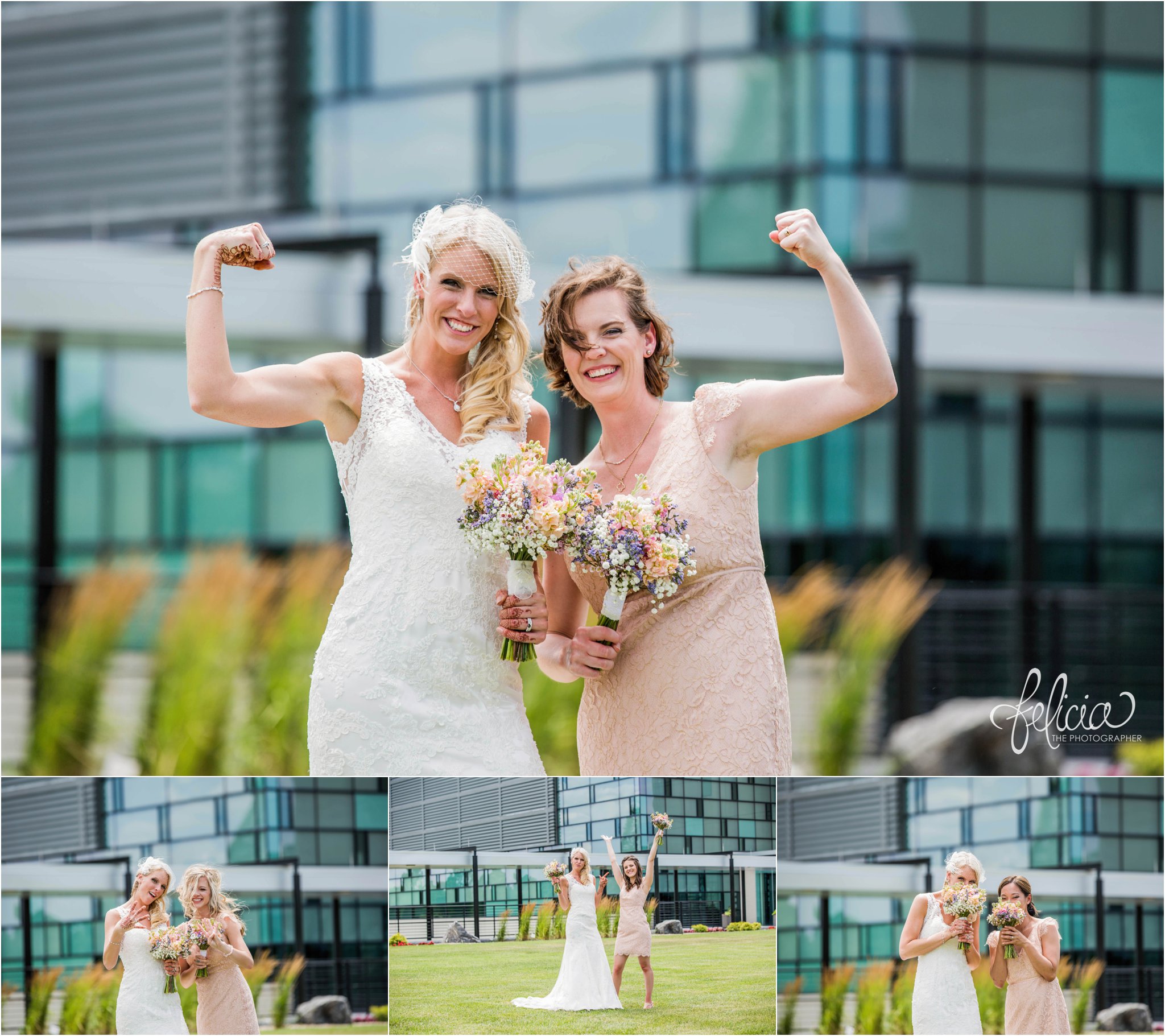 Funny Bridesmaids | Poppy and Clovers Floral | Felicia The Photographer | Jenny Yoo Bridgitte | Maggie Soterro Melanie | Kansas City