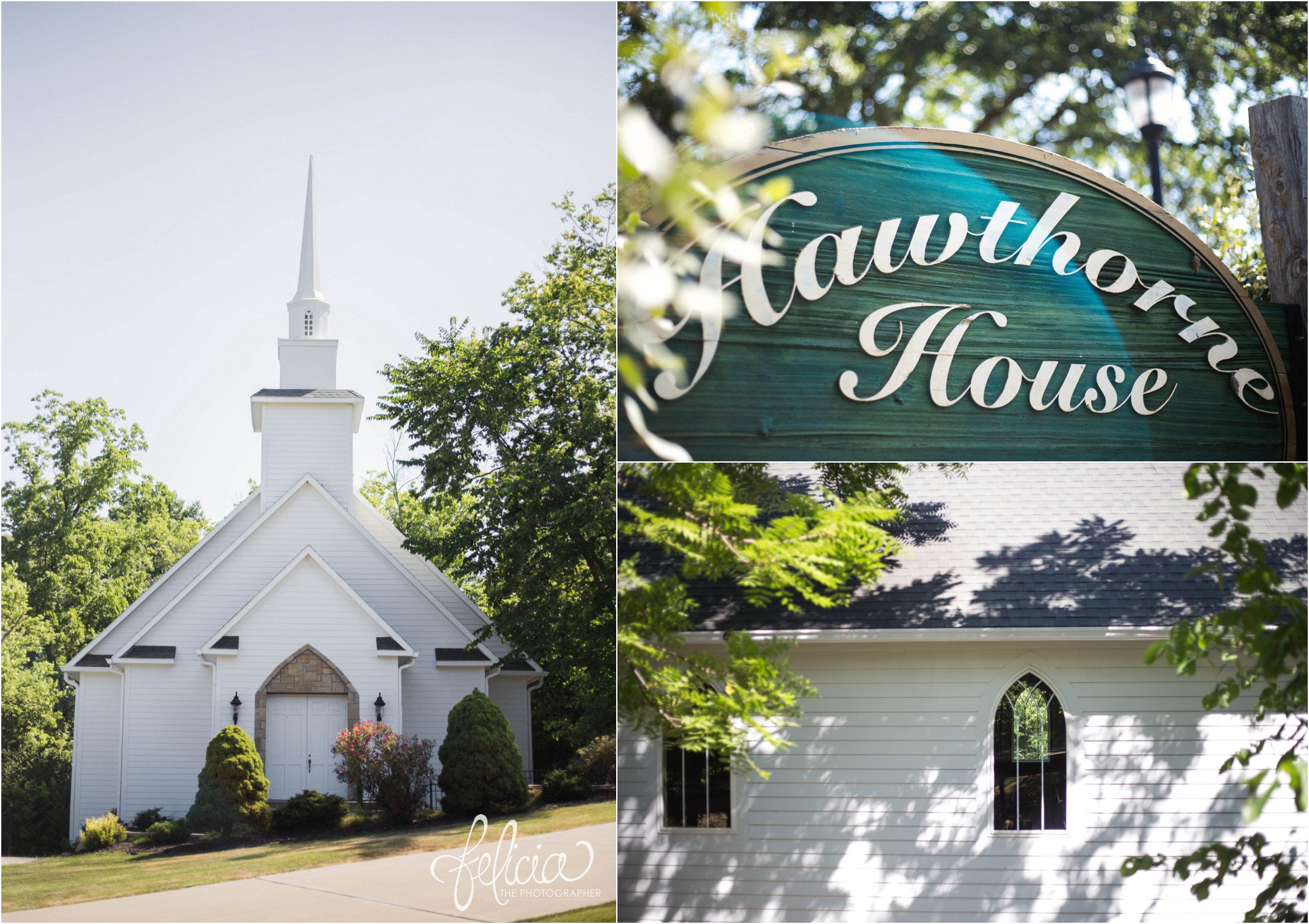 White Farmhouse | Venue | The Hawthorne House | Chapel | Arched Windows | Kansas City