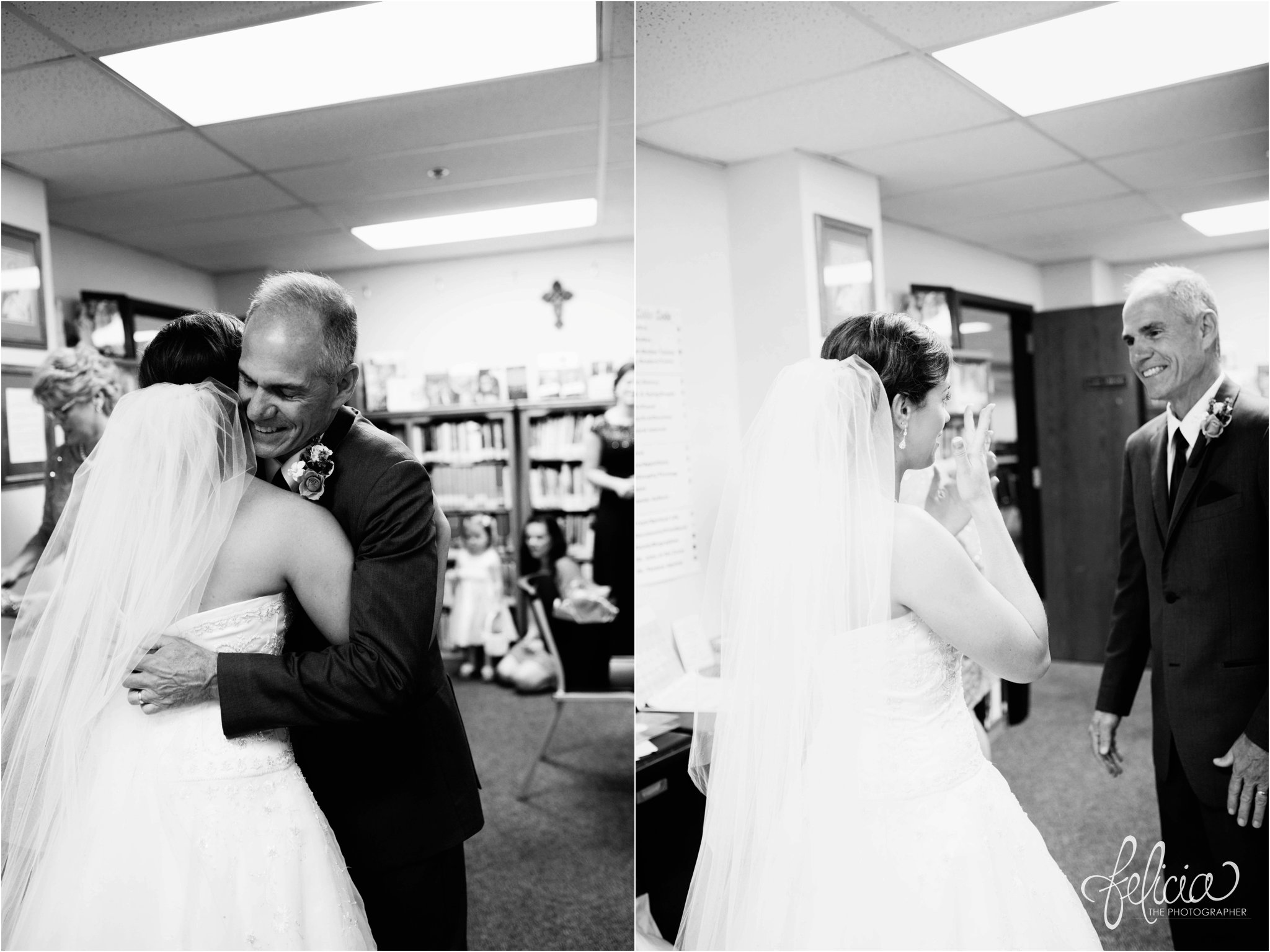 Hilton KCI Wedding | Girls Getting Ready | Felicia The Photographer | Father of the bride | First Look 