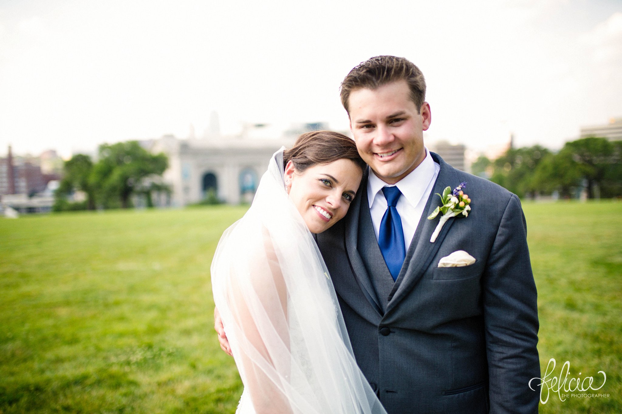 Hilton KCI Wedding | Felicia The Photographer | Union Station Bride and Groom