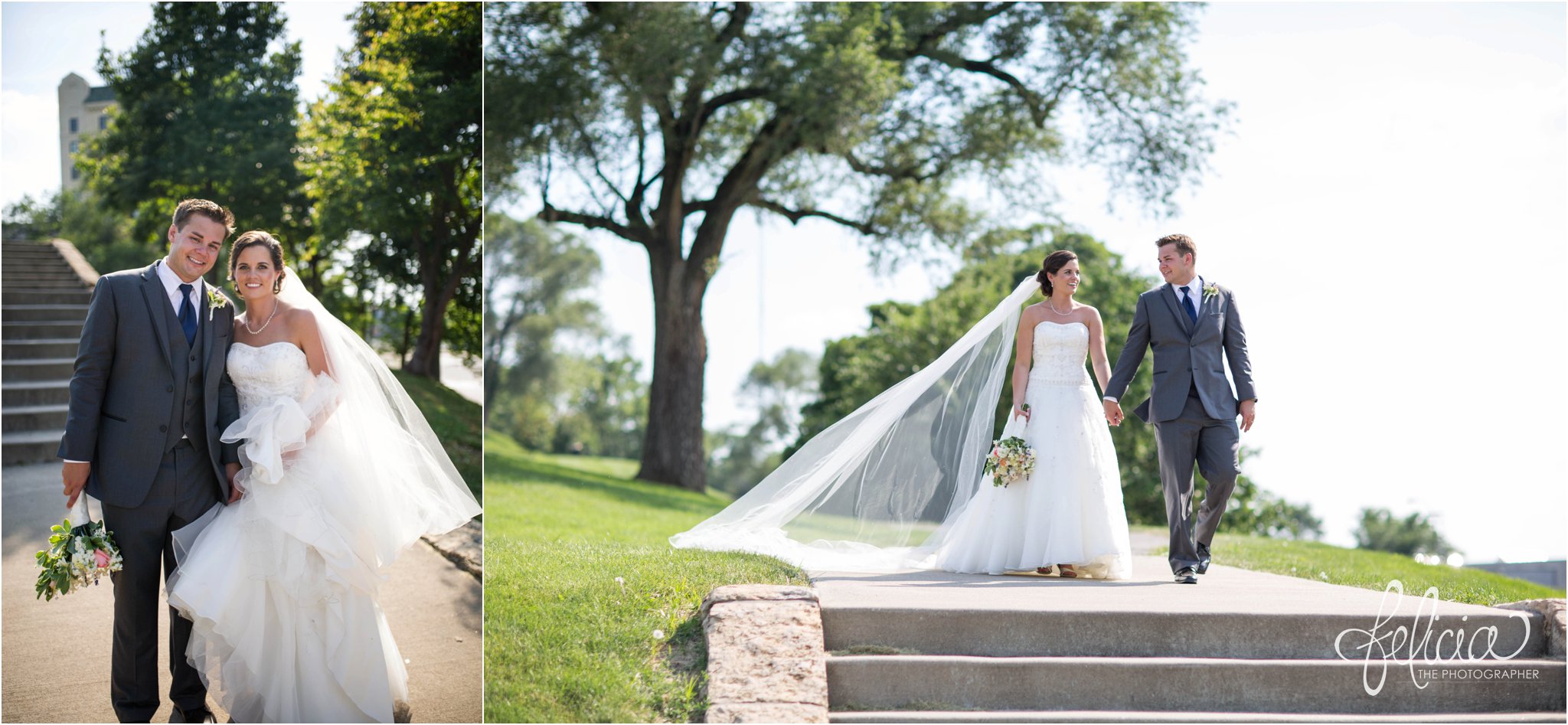 Hilton KCI Wedding | Felicia The Photographer | Cathedral Veil