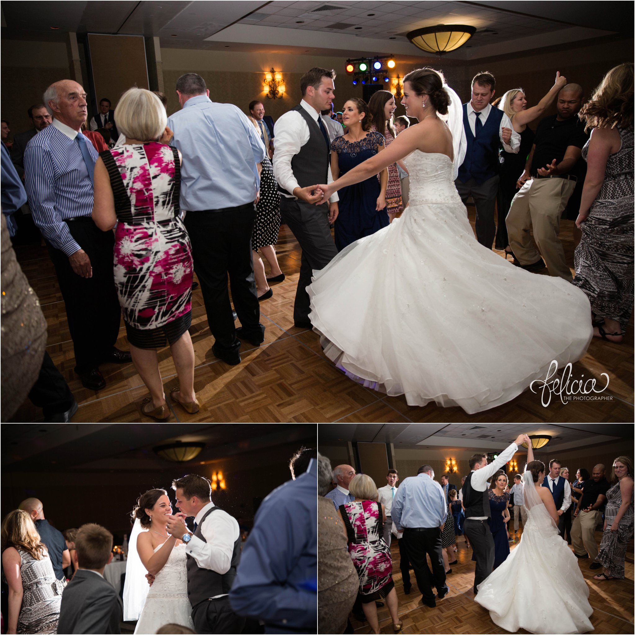 Hilton KCI Wedding | Felicia The Photographer | Twirling Bride