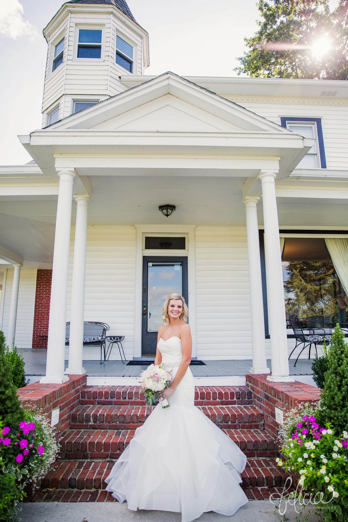 Bride | White Farmhouse | Victorian House | Eighteen Ninety | Kansas City Wedding | Felicia The Photographer