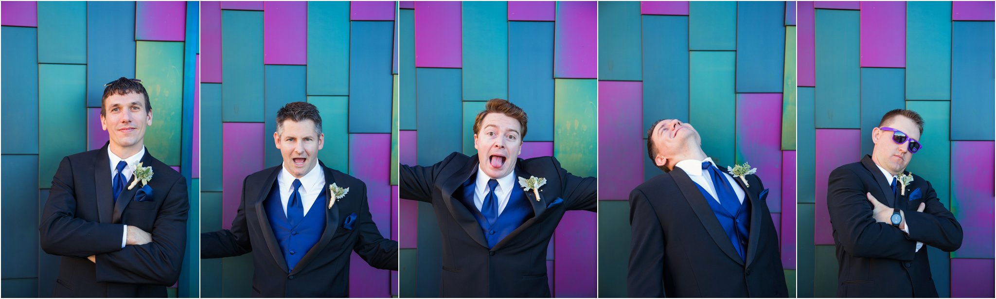 Navy and gold Wedding | Felicia the Photographer | Colorful Wedding Photos | Groomsmen | Sassy | Funny | Candid | Purple