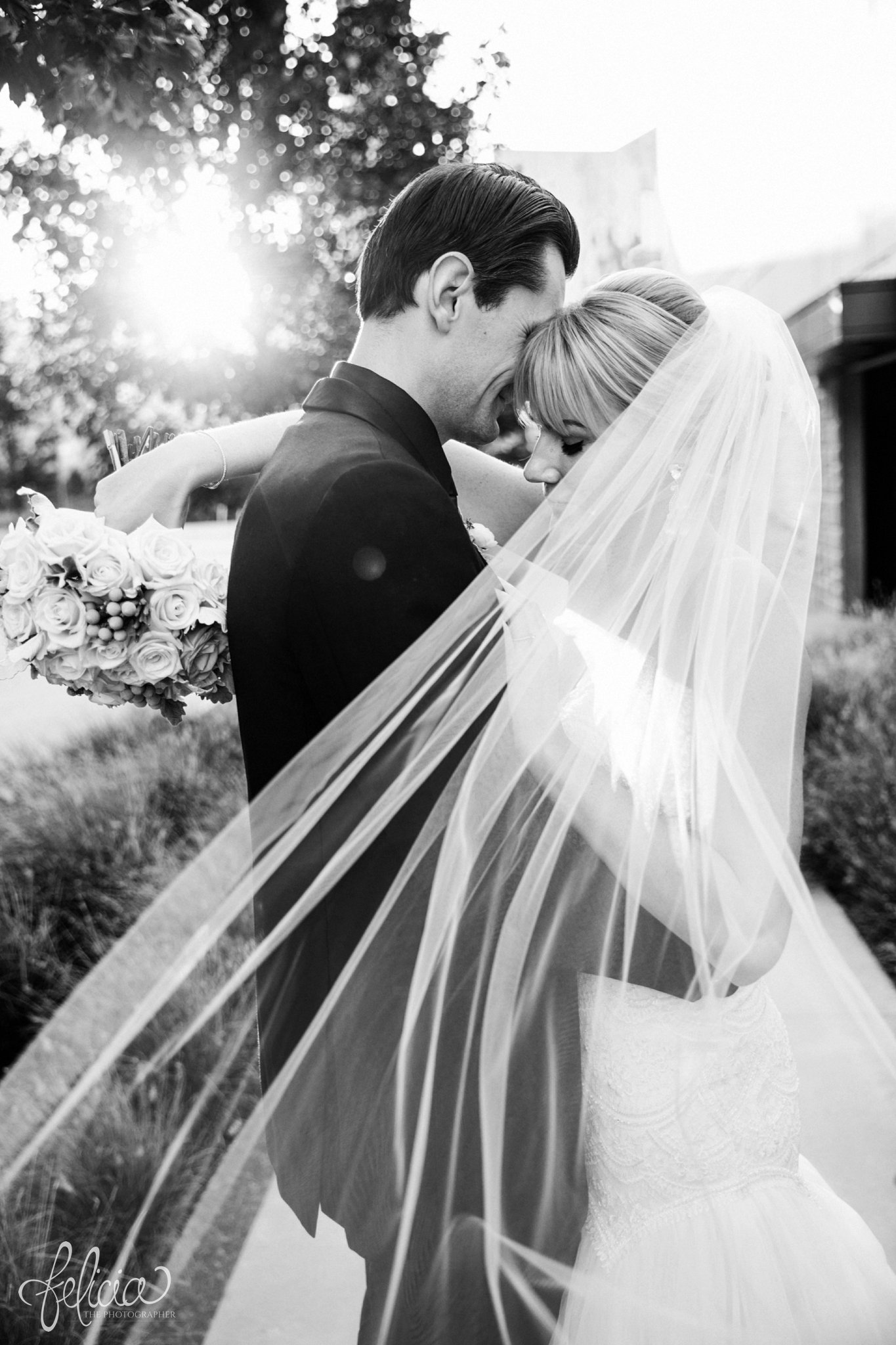 Black and White Wedding Photos | Felicia the Photographer | Essense of Australia | Bride and Groom | Cathedral Veil | Romantic | Classic