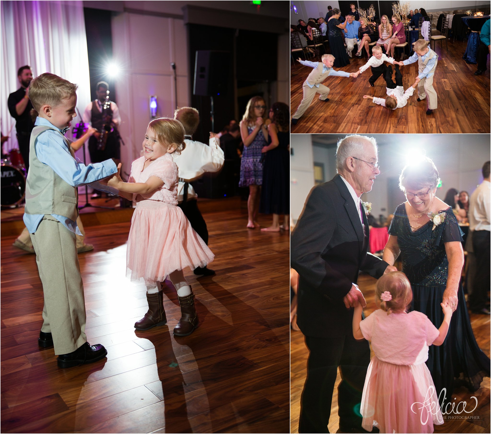 Navy and Gold Wedding Photos | Noahs Event Venue | Reception | Grandparents Dancing