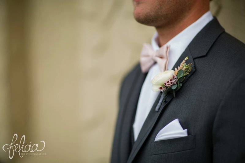 Lake Quivira | Groom Portrait | Boutonniere | Good Earth Floral | Kansas City | Felicia The Photographer