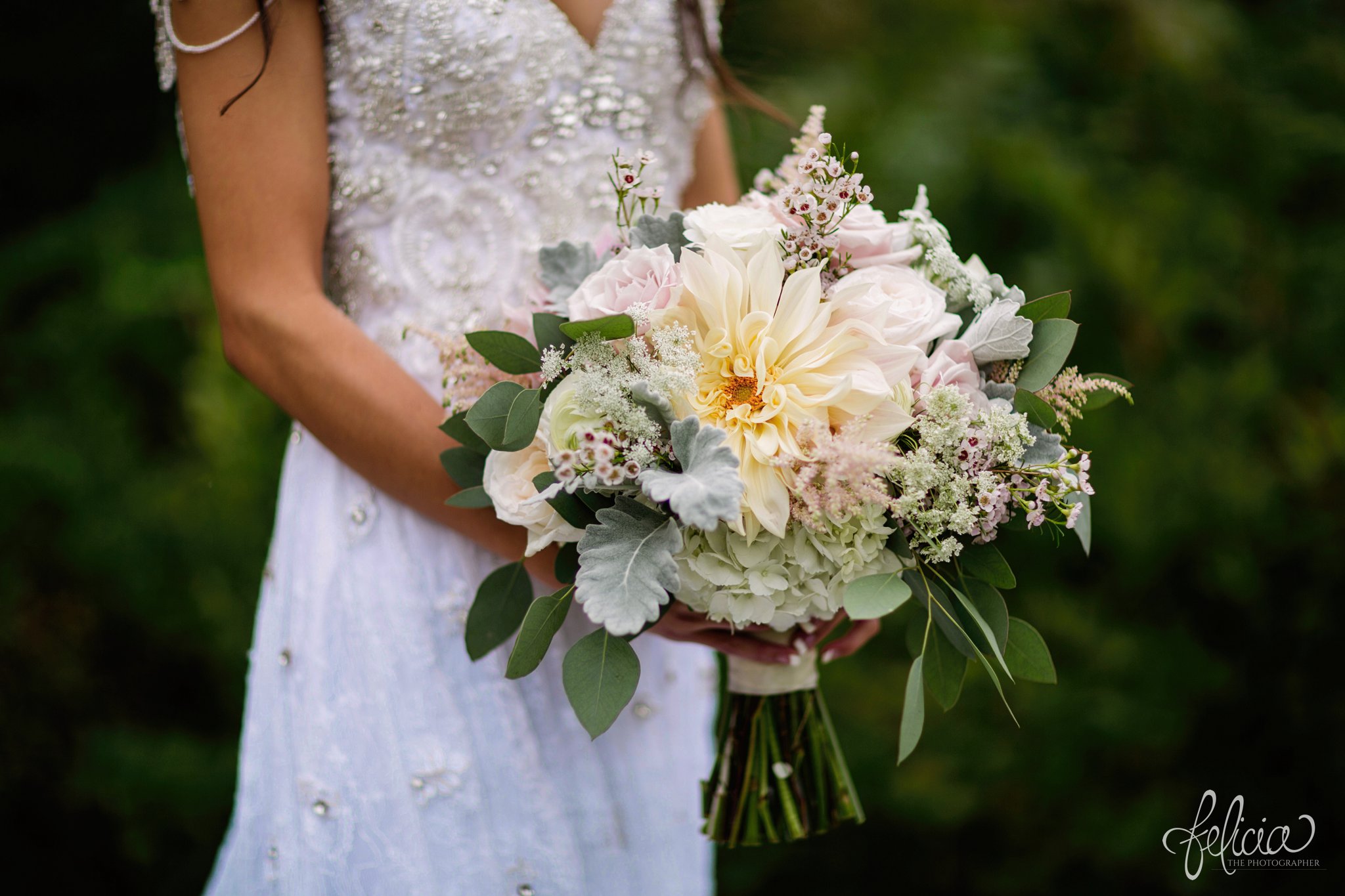 Lake Quivira | Bridal Portrait | Beaded Gown | Kansas City | Felicia The Photographer