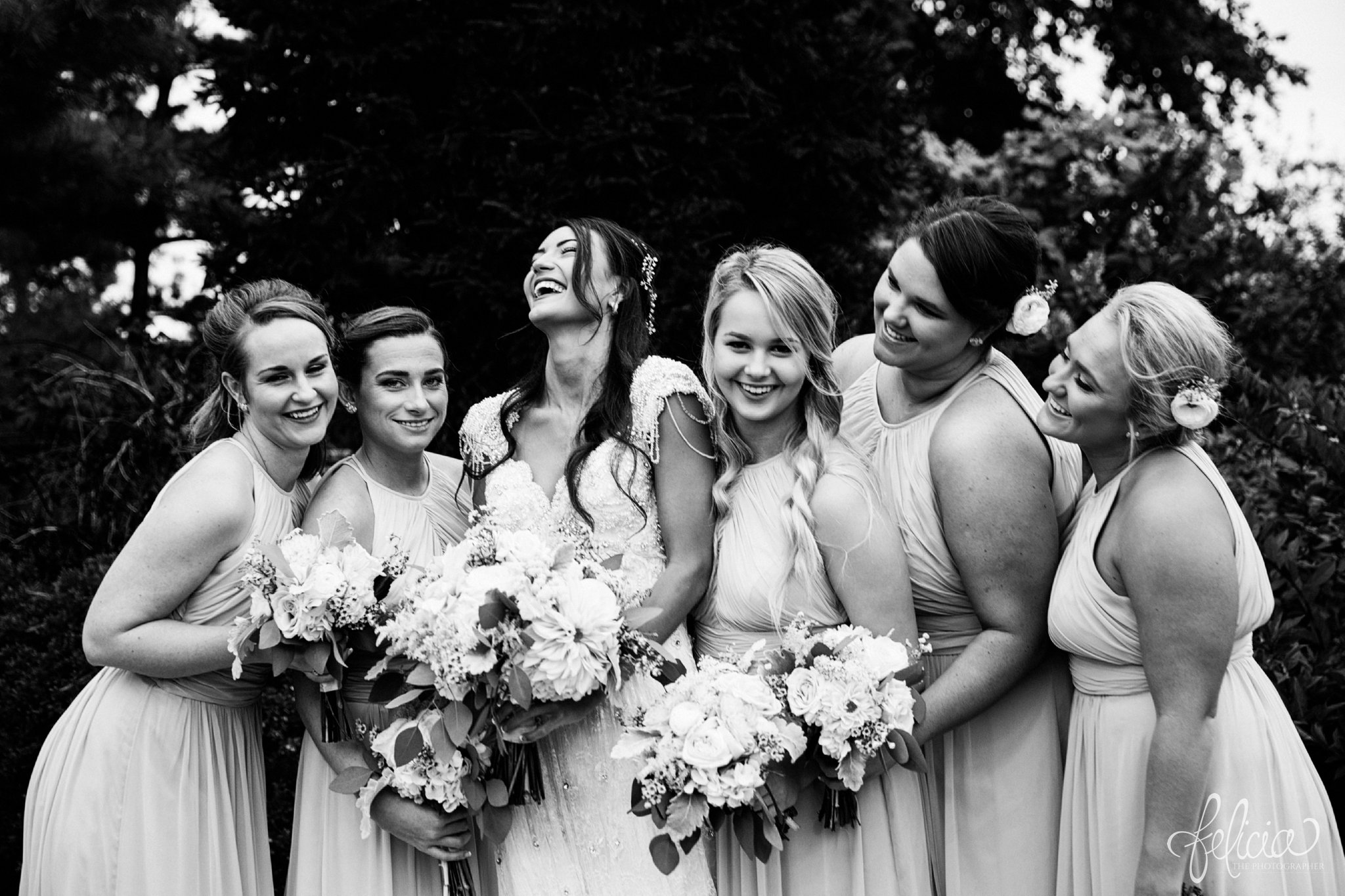 Wedding Candids | Black and White | Kansas City | Felicia The Photographer