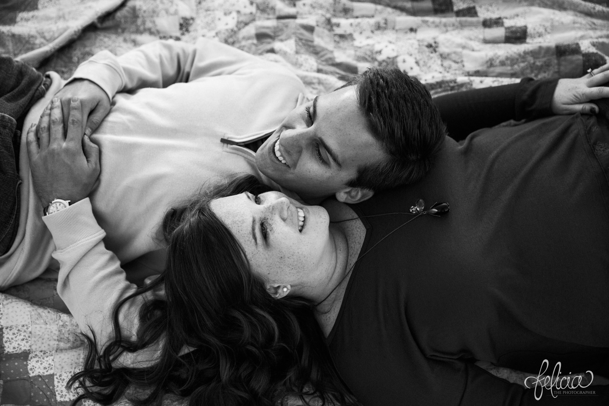 Black and White | engagement photos | fall engagement photos | engagement photography | Felicia the Photographer | images by feliciathephotographer.com | Sun Flare | Farm | Nature| Golden Hour | Picnic | Candid | Laying in a Field | Cuddling | Heads Together 