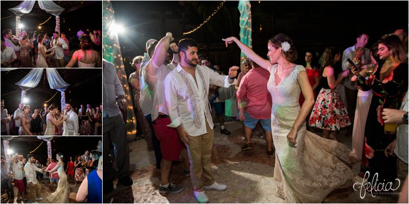 images by feliciathephotographer.com | true love | Destination Beach Wedding | Mexico Resort | Photography | Azul Sensatori | reception | celebration | bride | groom | friends | family | dance floor | party | 