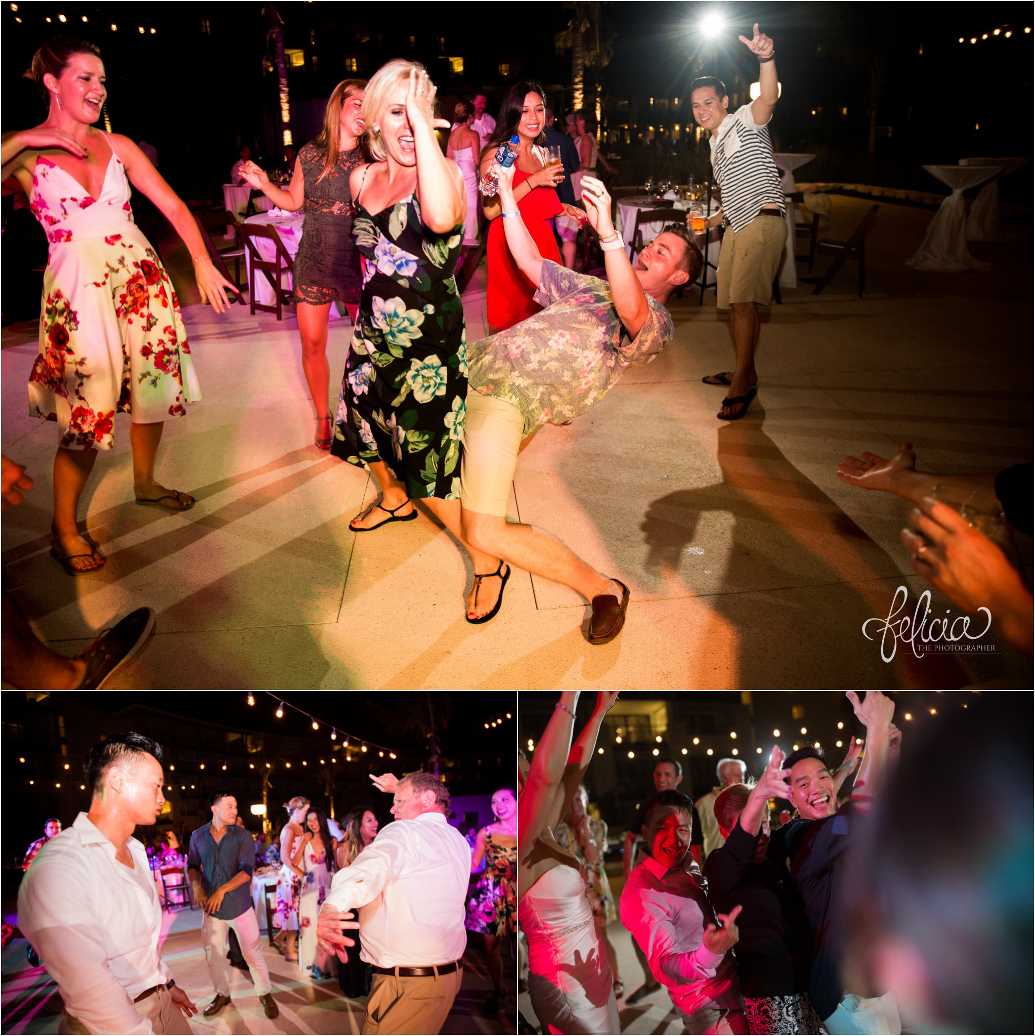 images by feliciathephotographer.com | Destination Beach Wedding | Unicco 20 87 | Photographer | L&S Travel | reception | dance party | bride | groom | dj | lights | guests | friends | family | silly | true love | 