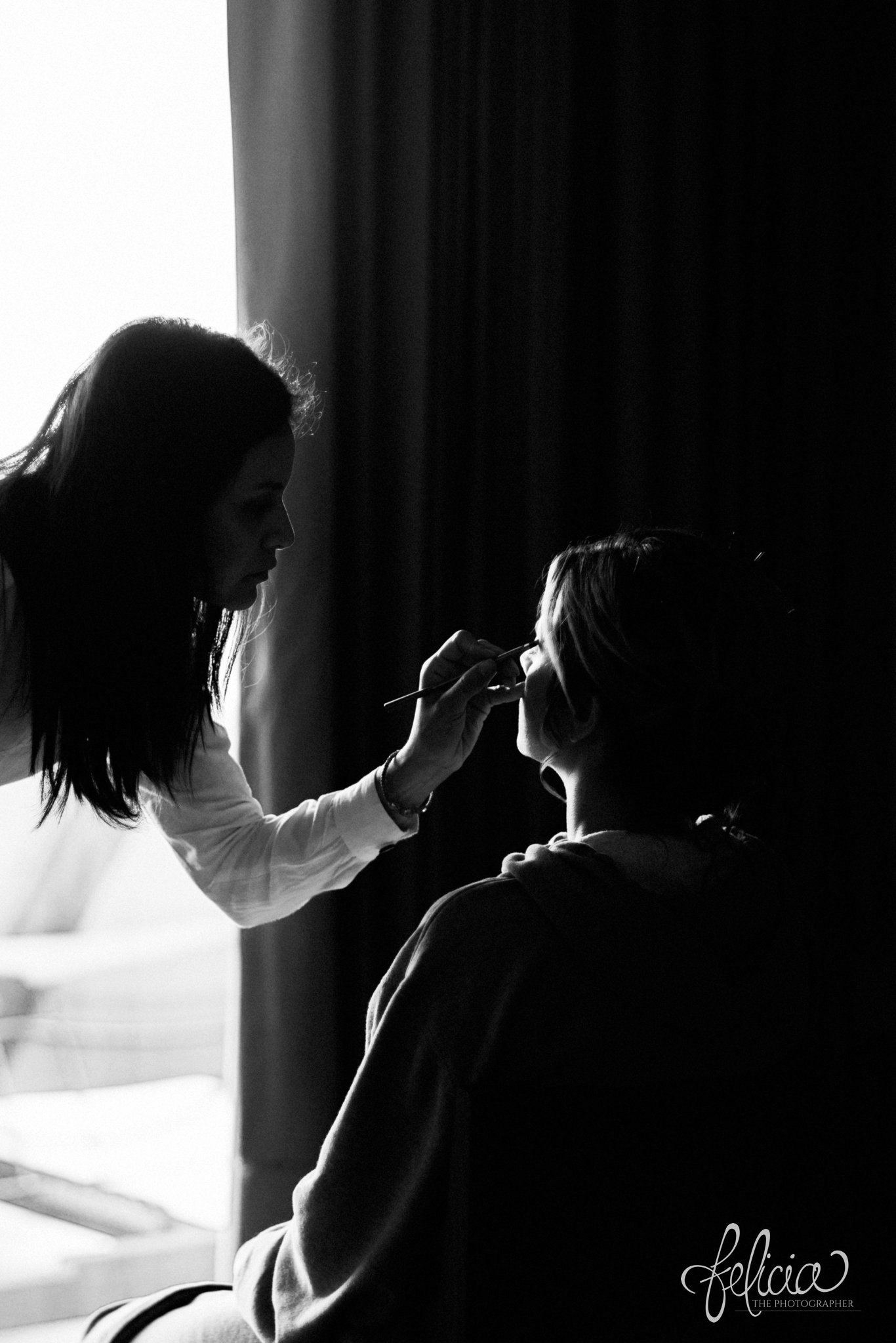 images by feliciathephotographer.com | Destination Beach Wedding | Unicco 20 87 | Photographer | L&S Travel | getting ready | makeup | details | silhouette | black and white  