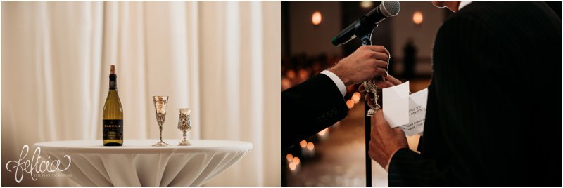 images by feliciathephotographer.com | destination wedding photographer | westin north shore | Chicago botanical gardens | details | ceremony | vows | wine | fancy glasses | 
