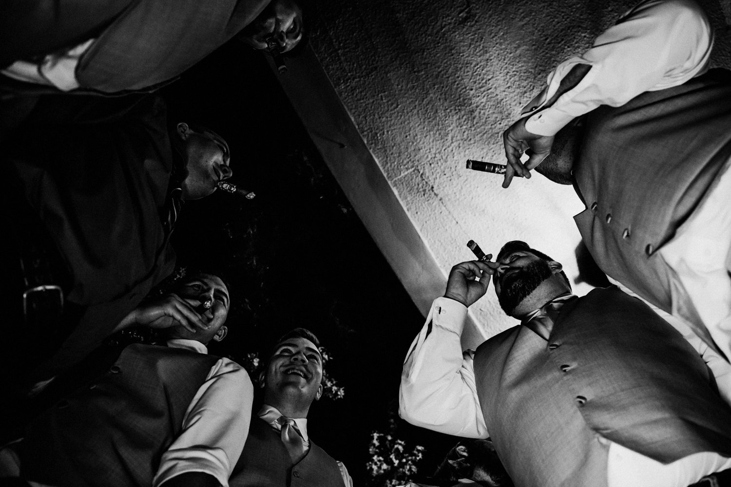  images by feliciathephotographer.com | destination wedding photographer | spring time | carriage club | exclusive | reception | cigars | groomsmen | bonding | contrast | black and white | 