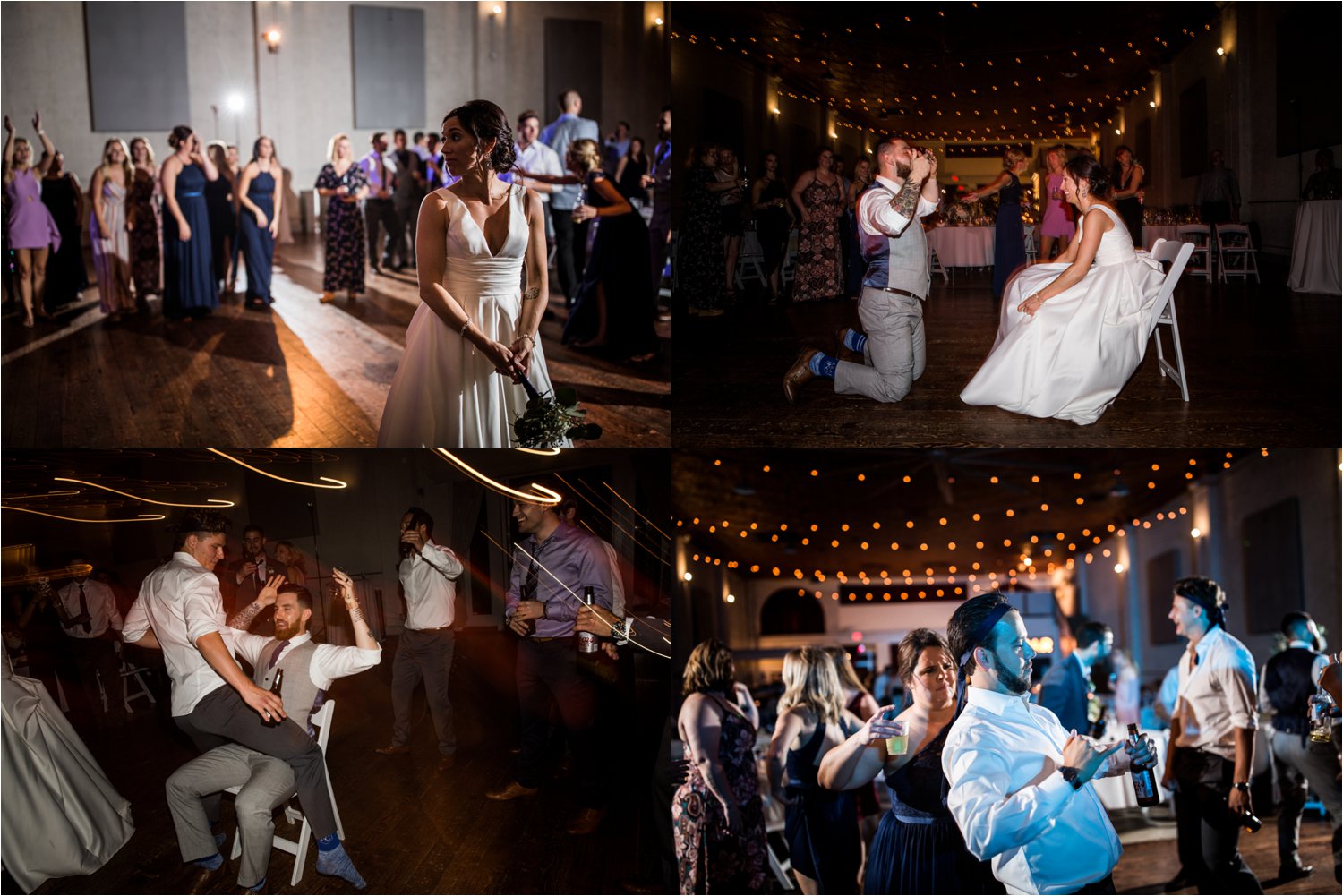  images by feliciathephotographer.com | destination wedding photographer | kansas city | spring time | reception | dance floor | party | dj alex reed | bouquet toss | garter | groomsmen | 