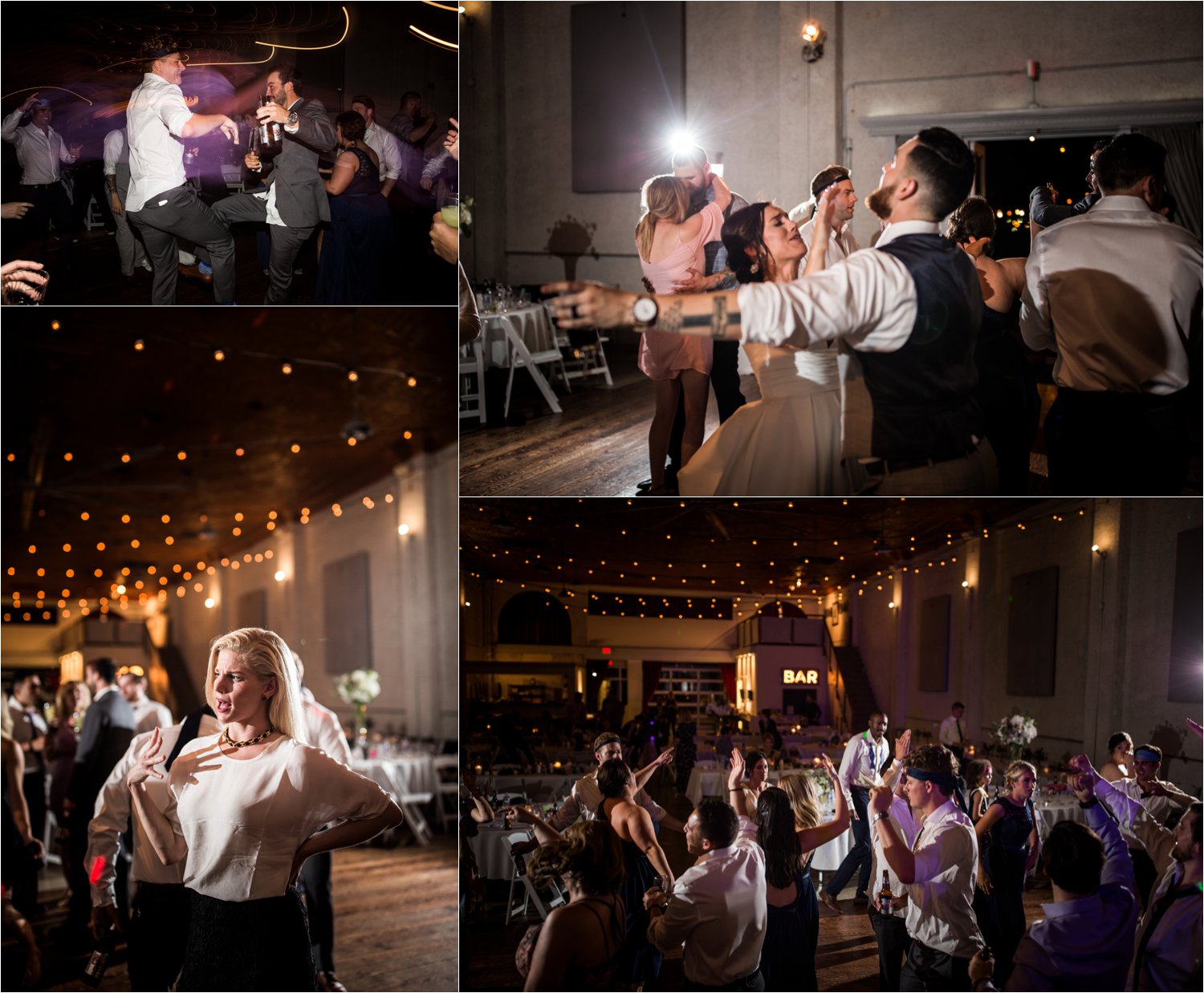  images by feliciathephotographer.com | destination wedding photographer | kansas city | spring time | reception | dj alex reed | vox theatre | dance floor | party | bride and groom | mr and mrs | 