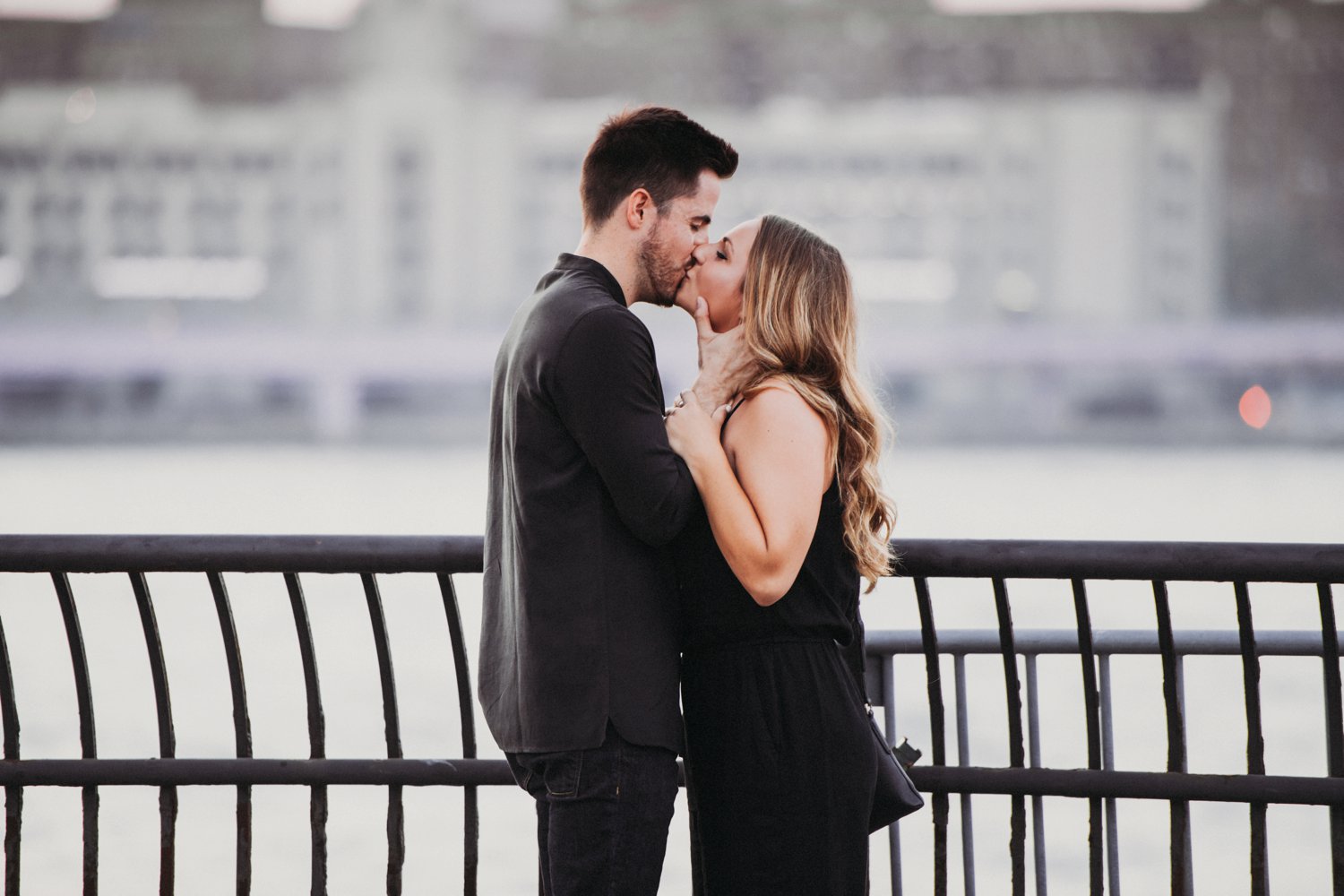  images by feliciathephotographer.com | destination wedding photographer | new york city | brooklyn bridge | proposal | engagement | whimsical | romantic | kiss | true love | she said yes | casual | 
