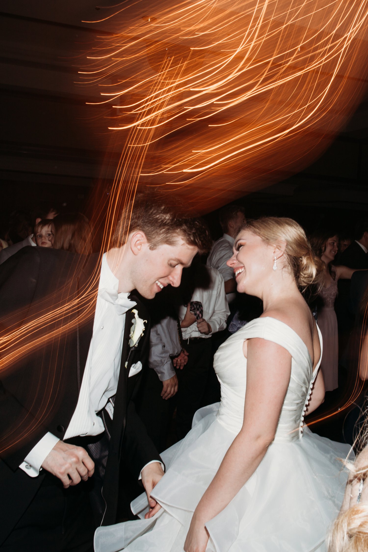  images by feliciathephotographer.com | destination wedding photographer | kansas city | summertime | classic | dance floor | party | dj lights | laughter | singing | bride and groom | glamorous | romantic | true love | 