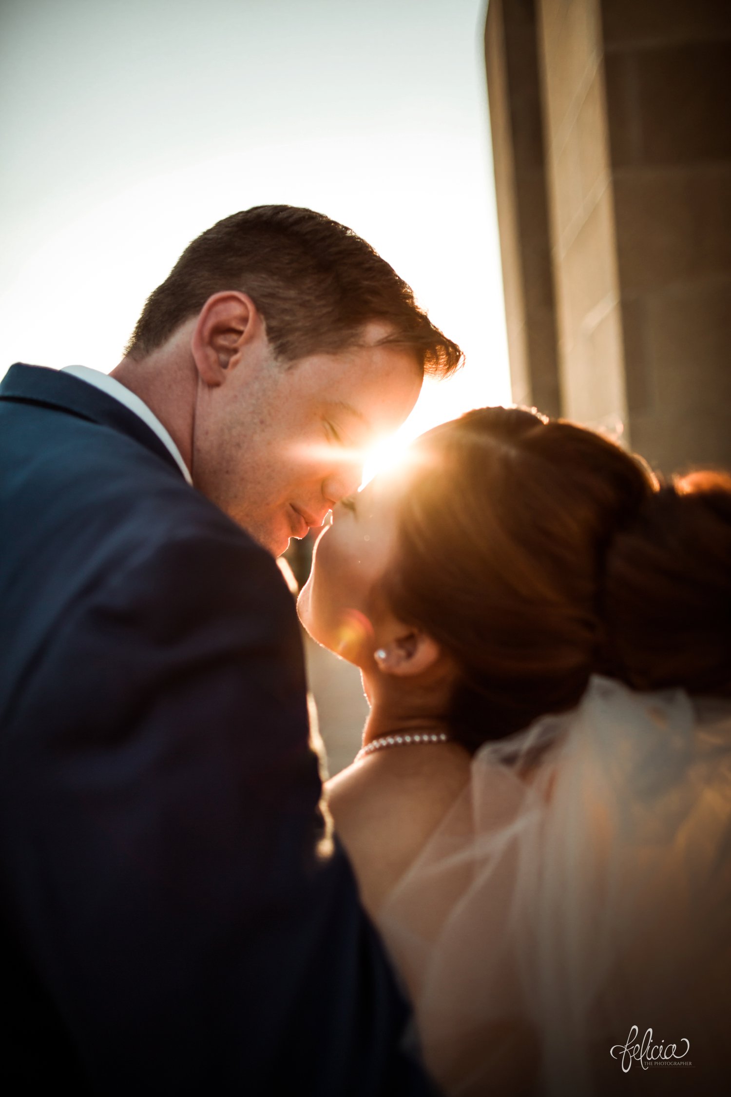 images by feliciathephotographer.com | destination wedding photographer | the grand hall at power and light | kansas city | missouri | downtown | glamorous | multicultural | rooftop | golden hour | sunset | pearls | romantic | couple portrait | 