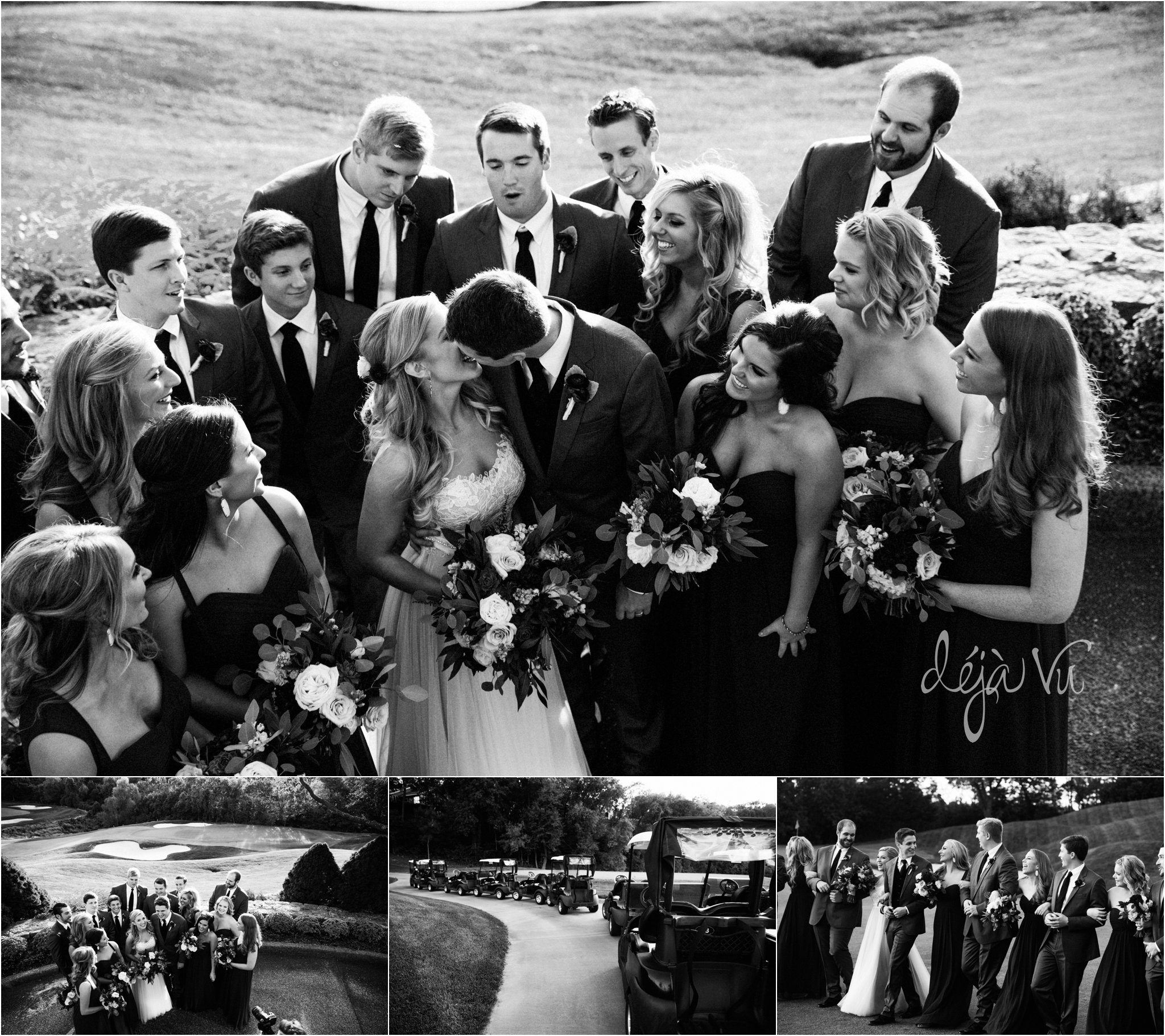 Shadow Glen Country Club Wedding | contemporary bridal party | Images by: www.feliciathephotographer.com