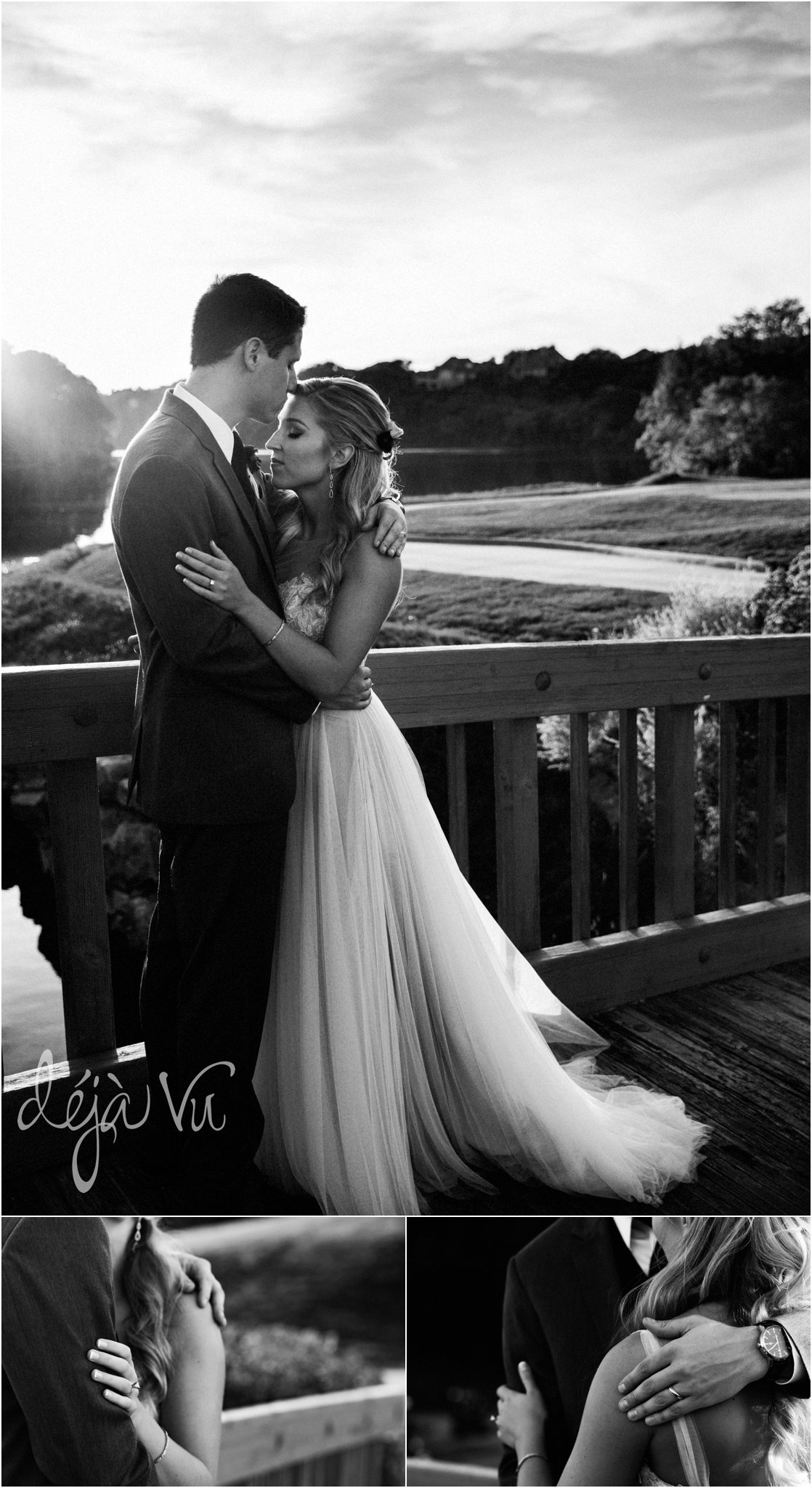 Shadow Glen Country Club Wedding | Bride and groom romantic black and white | Images by: www.feliciathephotographer.com