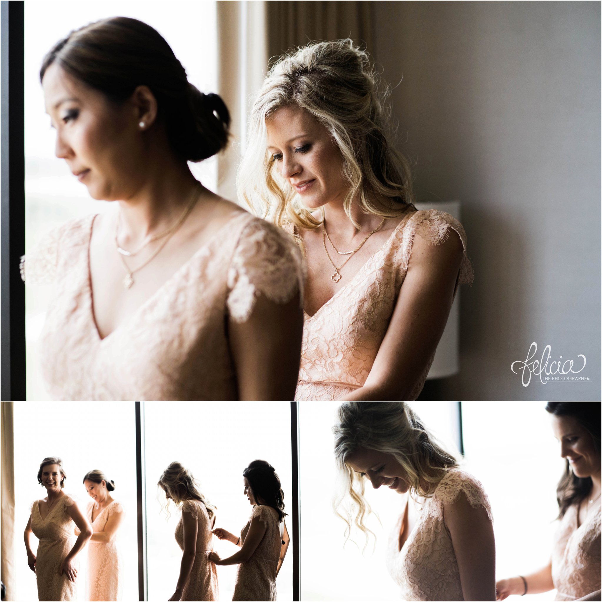 Bridesmaids Getting Ready |Candid | Felicia The Photographer | Jenny Yoo Bridgitte | Kansas City