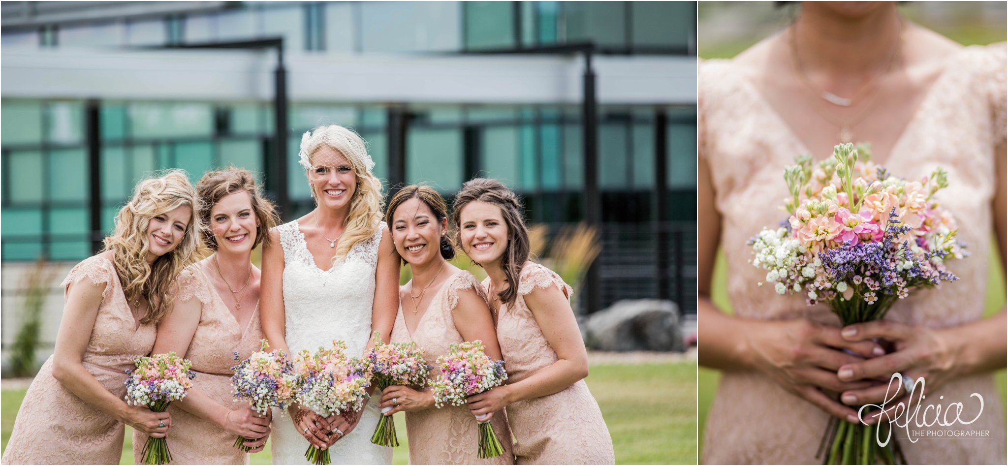 Bridesmaids | Poppy and Clovers Floral | Felicia The Photographer | Jenny Yoo Bridgitte | Kansas City