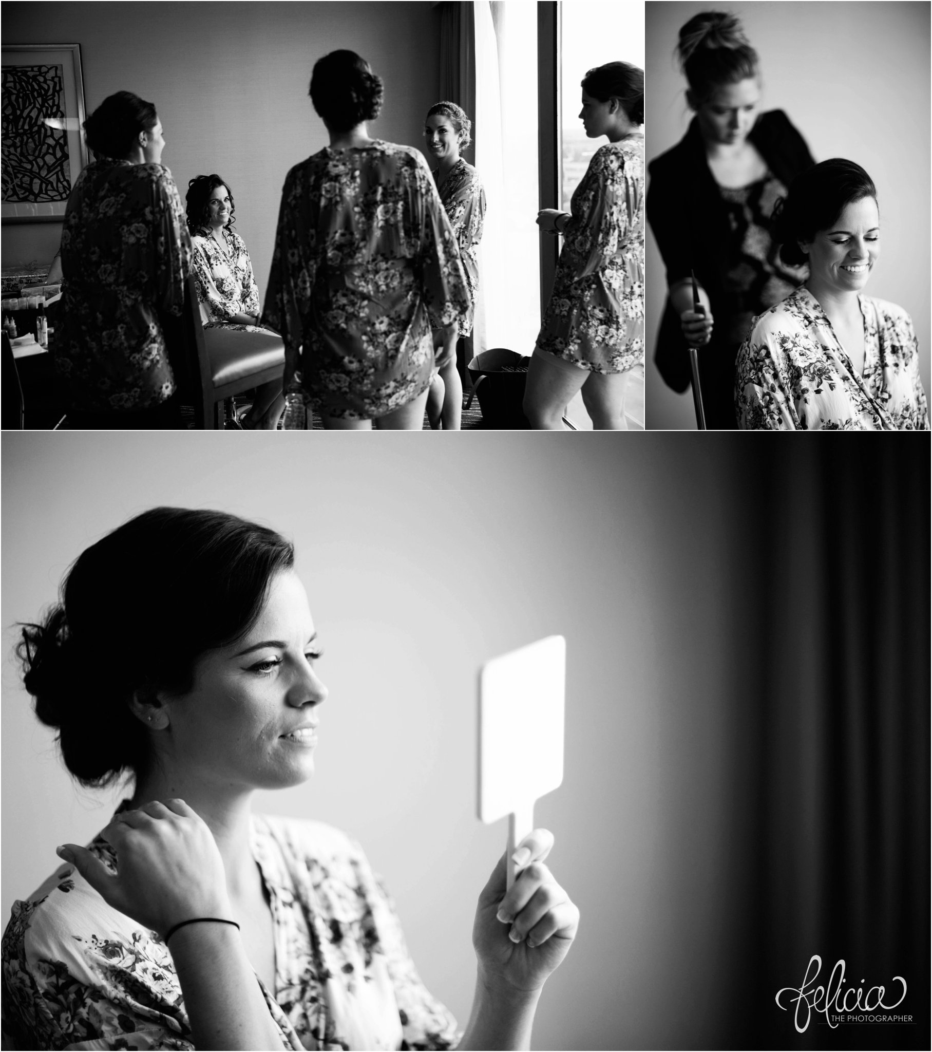 Hilton KCI Wedding | Girls Getting Ready | Felicia The Photographer