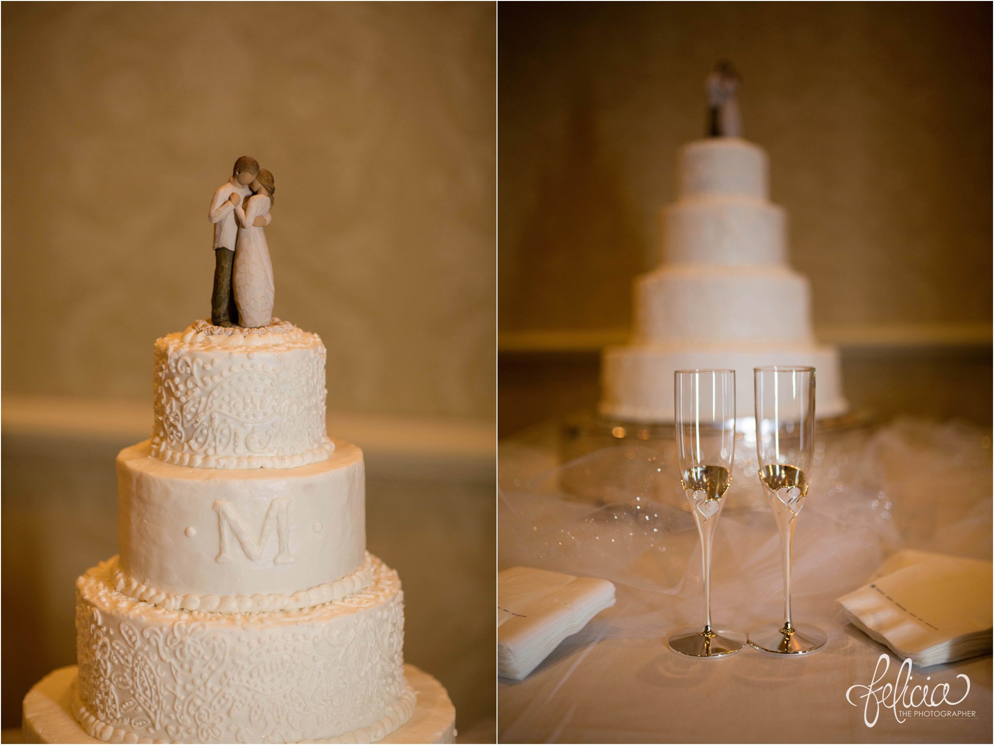 Hilton KCI Wedding | Felicia The Photographer | Cake | Willow Topper