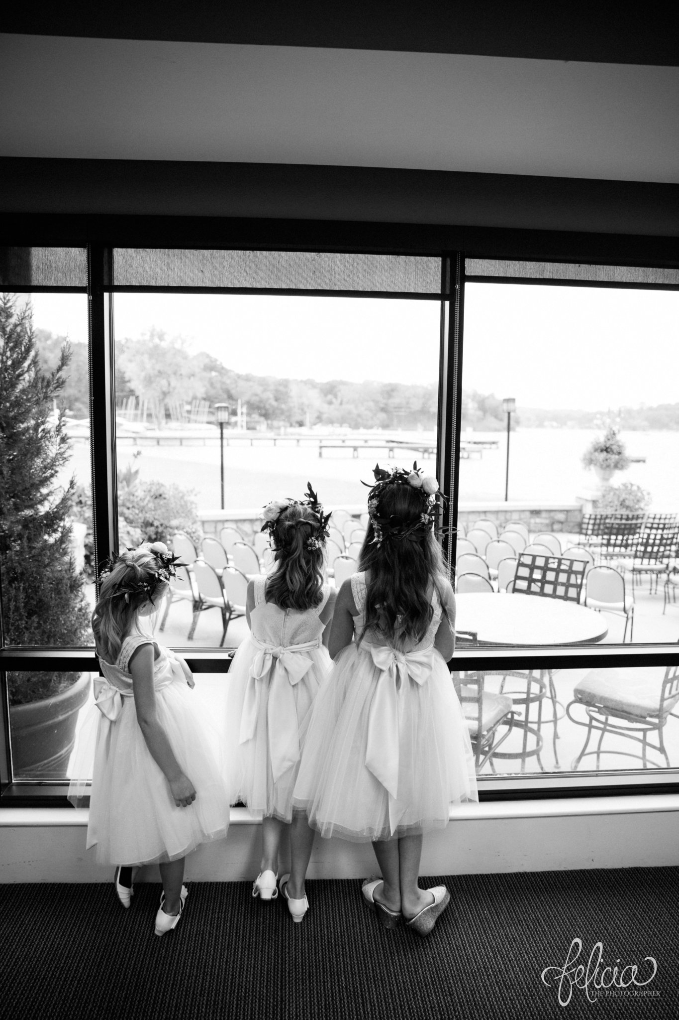 Wedding Details | Photography | Flower Girls | Black and White | Candid | Kansas City | Felicia The Photographer