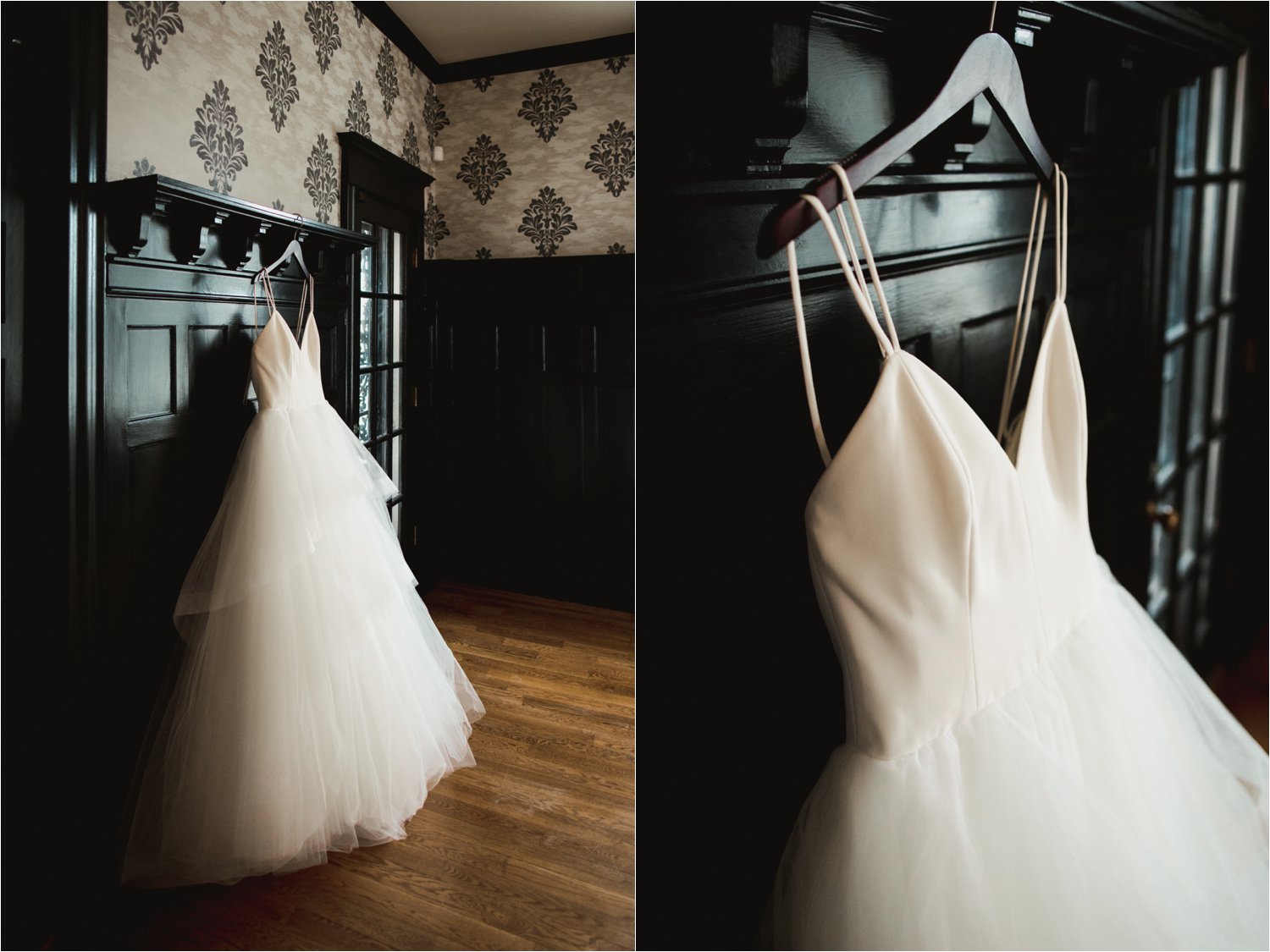 images by feliciathephotographer.com | kansas city wedding photographer | vendors | eighteen ninety | something white bridal boutique | tip top tux | tule gown | vintage | thin straps | elegant | classy | 